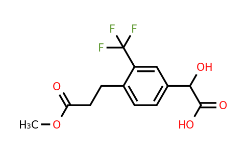1806581-03-2 | 4-(3-Methoxy-3-oxopropyl)-3-(trifluoromethyl)mandelic acid