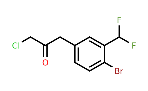 1806582-06-8 | 1-(4-Bromo-3-(difluoromethyl)phenyl)-3-chloropropan-2-one
