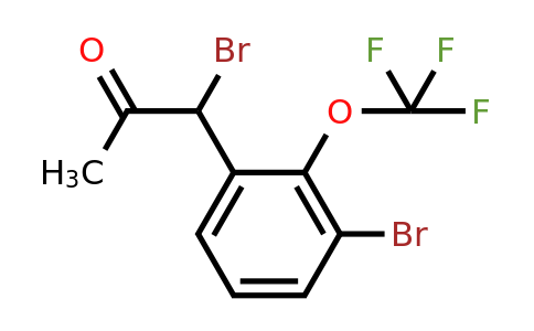 1806583-04-9 | 1-Bromo-1-(3-bromo-2-(trifluoromethoxy)phenyl)propan-2-one
