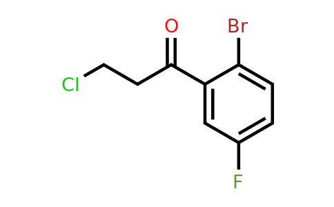 1806583-61-8 | 1-(2-Bromo-5-fluorophenyl)-3-chloropropan-1-one