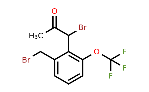 1806583-65-2 | 1-Bromo-1-(2-(bromomethyl)-6-(trifluoromethoxy)phenyl)propan-2-one