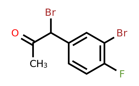 1806583-74-3 | 1-Bromo-1-(3-bromo-4-fluorophenyl)propan-2-one