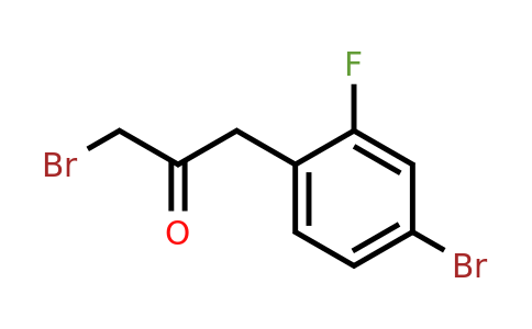 1806583-80-1 | 1-Bromo-3-(4-bromo-2-fluorophenyl)propan-2-one