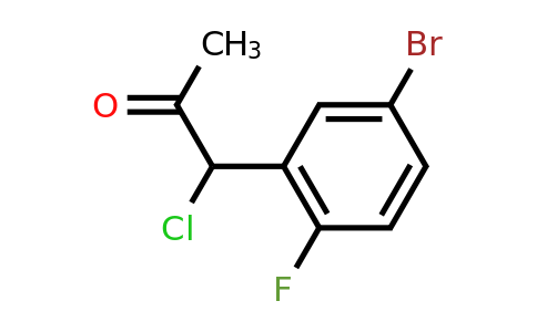 1806583-88-9 | 1-(5-Bromo-2-fluorophenyl)-1-chloropropan-2-one