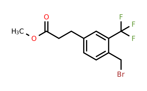 1806584-11-1 | Methyl 3-(4-(bromomethyl)-3-(trifluoromethyl)phenyl)propanoate