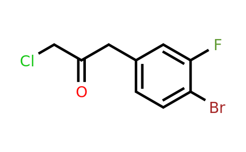 1806584-12-2 | 1-(4-Bromo-3-fluorophenyl)-3-chloropropan-2-one