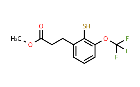 1806584-27-9 | Methyl 3-(2-mercapto-3-(trifluoromethoxy)phenyl)propanoate