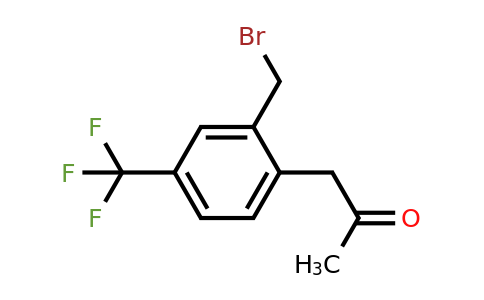 1806584-52-0 | 1-(2-(Bromomethyl)-4-(trifluoromethyl)phenyl)propan-2-one