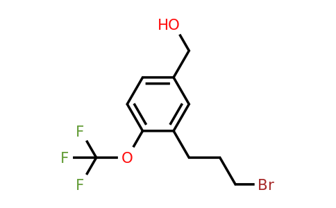 1806584-59-7 | 3-(3-Bromopropyl)-4-(trifluoromethoxy)benzylalcohol