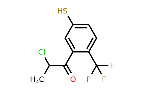 1806585-42-1 | 3-(2-Chloropropanoyl)-4-(trifluoromethyl)thiophenol