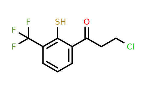 1806585-49-8 | 2-(3-Chloropropanoyl)-6-(trifluoromethyl)thiophenol