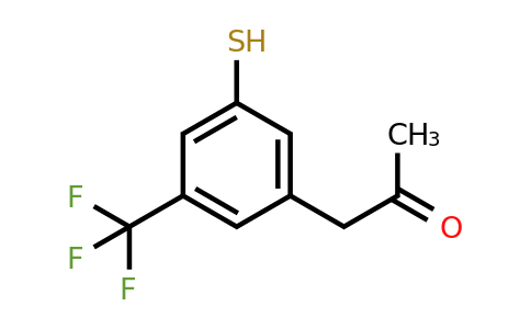 1806585-57-8 | 3-(2-Oxopropyl)-5-(trifluoromethyl)thiophenol