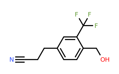 1806585-59-0 | 3-(4-(Hydroxymethyl)-3-(trifluoromethyl)phenyl)propanenitrile