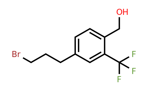 1806585-70-5 | 4-(3-Bromopropyl)-2-(trifluoromethyl)benzylalcohol