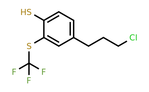 1806586-26-4 | 4-(3-Chloropropyl)-2-(trifluoromethylthio)thiophenol