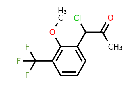 1806587-17-6 | 2-(1-Chloro-2-oxopropyl)-6-(trifluoromethyl)anisole