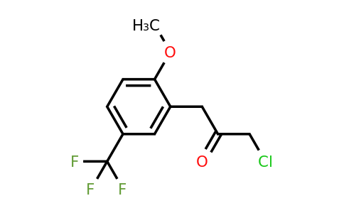 1806587-24-5 | 2-(3-Chloro-2-oxopropyl)-4-(trifluoromethyl)anisole