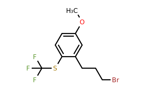 1806587-43-8 | 3-(3-Bromopropyl)-4-(trifluoromethylthio)anisole