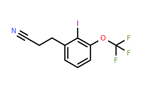 1806588-01-1 | 3-(2-Iodo-3-(trifluoromethoxy)phenyl)propanenitrile
