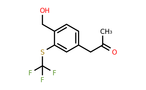 1806588-15-7 | 4-(2-Oxopropyl)-2-(trifluoromethylthio)benzylalcohol