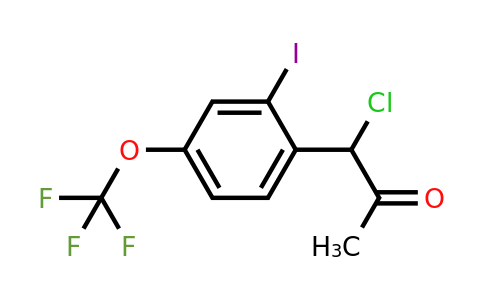 1806588-47-5 | 1-Chloro-1-(2-iodo-4-(trifluoromethoxy)phenyl)propan-2-one