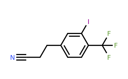 1806588-73-7 | 3-(3-Iodo-4-(trifluoromethyl)phenyl)propanenitrile