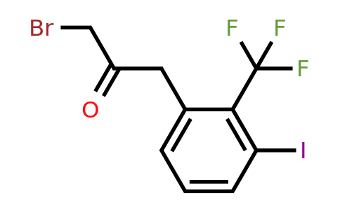 1806589-28-5 | 1-Bromo-3-(3-iodo-2-(trifluoromethyl)phenyl)propan-2-one