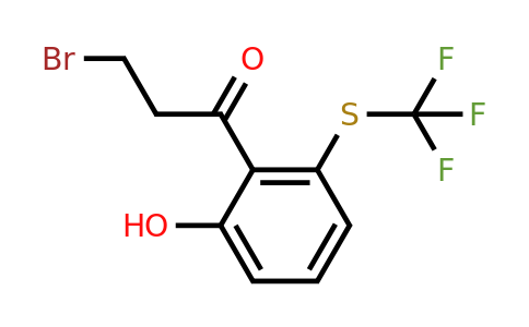 1806589-45-6 | 2-(3-Bromopropanoyl)-3-(trifluoromethylthio)phenol