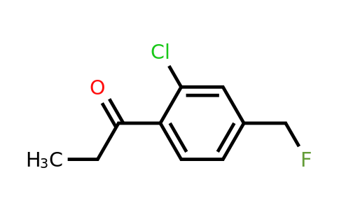 1806589-56-9 | 1-(2-Chloro-4-(fluoromethyl)phenyl)propan-1-one