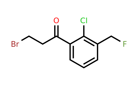 1806589-66-1 | 3-Bromo-1-(2-chloro-3-(fluoromethyl)phenyl)propan-1-one
