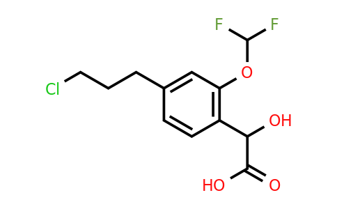 1806589-82-1 | 4-(3-Chloropropyl)-2-(difluoromethoxy)mandelic acid