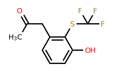 1806589-86-5 | 3-(2-Oxopropyl)-2-(trifluoromethylthio)phenol