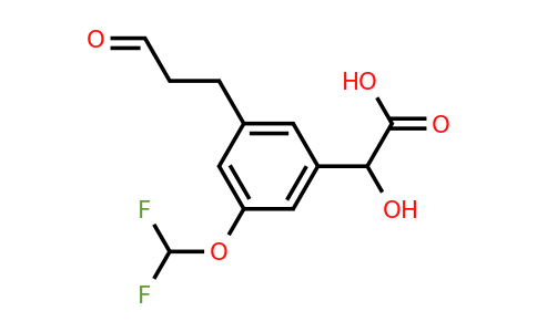 1806589-88-7 | 3-(Difluoromethoxy)-5-(3-oxopropyl)mandelic acid