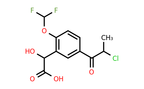 1806590-03-3 | 5-(2-Chloropropanoyl)-2-(difluoromethoxy)mandelic acid