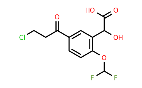 1806590-09-9 | 5-(3-Chloropropanoyl)-2-(difluoromethoxy)mandelic acid