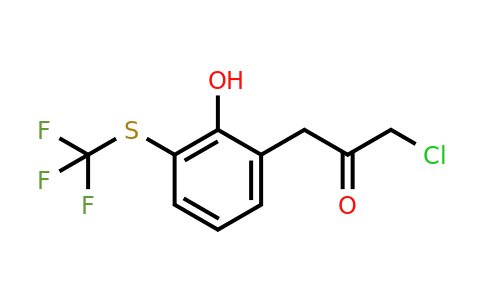 1806590-17-9 | 2-(3-Chloro-2-oxopropyl)-6-(trifluoromethylthio)phenol