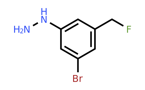 1806590-30-6 | 1-(3-Bromo-5-(fluoromethyl)phenyl)hydrazine