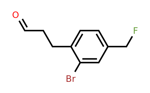 1806590-52-2 | 3-(2-Bromo-4-(fluoromethyl)phenyl)propanal