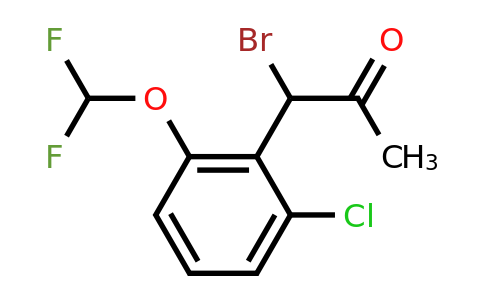 1806591-41-2 | 1-Bromo-1-(2-chloro-6-(difluoromethoxy)phenyl)propan-2-one