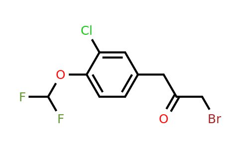 1806591-44-5 | 1-Bromo-3-(3-chloro-4-(difluoromethoxy)phenyl)propan-2-one