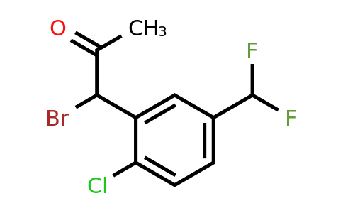 1806591-62-7 | 1-Bromo-1-(2-chloro-5-(difluoromethyl)phenyl)propan-2-one