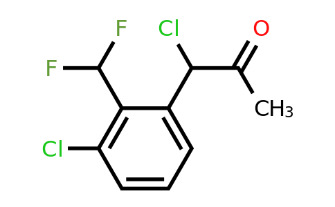 1806591-68-3 | 1-Chloro-1-(3-chloro-2-(difluoromethyl)phenyl)propan-2-one