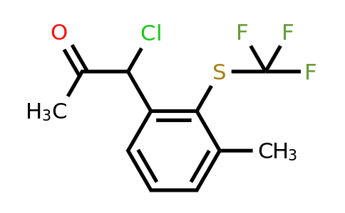 1806592-99-3 | 3-(1-Chloro-2-oxopropyl)-2-(trifluoromethylthio)toluene