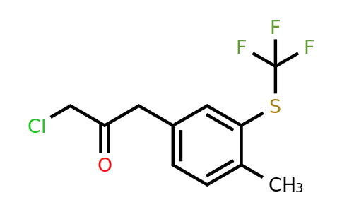 1806593-02-1 | 4-(3-Chloro-2-oxopropyl)-2-(trifluoromethylthio)toluene