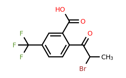 1806595-18-5 | 2-(2-Bromopropanoyl)-5-(trifluoromethyl)benzoic acid