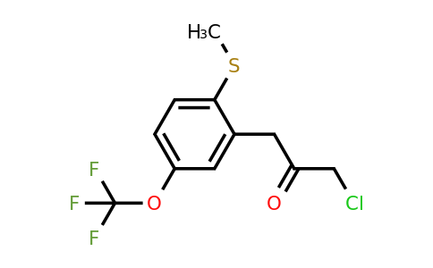 1806595-19-6 | 1-Chloro-3-(2-(methylthio)-5-(trifluoromethoxy)phenyl)propan-2-one