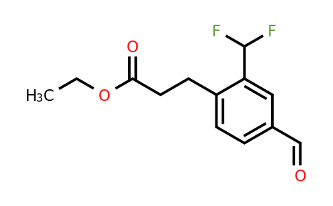 1806595-26-5 | Ethyl 2-(difluoromethyl)-4-formylphenylpropanoate