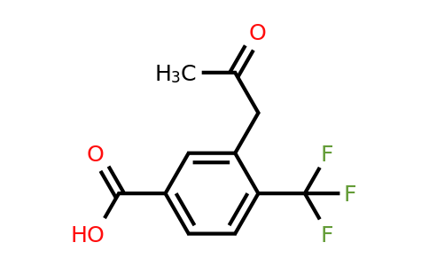1806595-30-1 | 3-(2-Oxopropyl)-4-(trifluoromethyl)benzoic acid