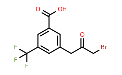 1806595-46-9 | 3-(3-Bromo-2-oxopropyl)-5-(trifluoromethyl)benzoic acid