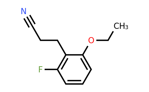 1806595-53-8 | 2-Ethoxy-6-fluorophenylpropanenitrile